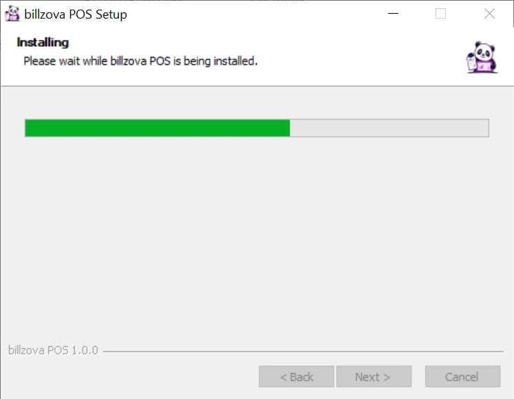 billzova Windows restaurant POS installer setup easy 2-minute install India